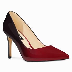 Nine West Ezra Pointy Toe Pumps - Dark Pink - Ireland (PT7564301)